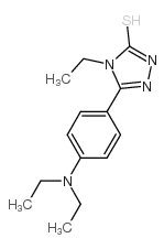 5-[4-(二乙基氨基)苯基]-4-乙基-4H-1,2,4-噻唑-3-硫醇图片