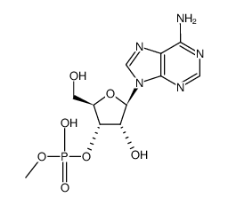 monomethyl adenosine 3'-monophosphate Structure