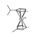 1-methyl-1'-isopropylruthenocene结构式