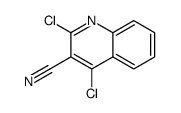 2,4-二氯喹啉-3-甲腈结构式