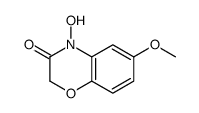 4-hydroxy-6-methoxy-2H-1,4-Benzoxazin-3(4H)-one Structure