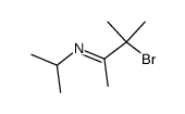 N-(3-bromo-3-methyl-2-butylidene)isopropylamine Structure