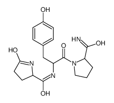 pyroglutamyl-tyrosyl-prolinamide结构式