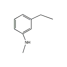 N-Methyl-3-ethylaniline structure