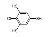 2-chloro-benzene-1,3,5-trithiol Structure