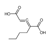 2-butylpenta-2,3-dienedioic acid Structure