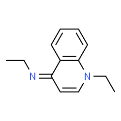 Ethanamine, N-(1-ethyl-4(1H)-quinolinylidene)- (9CI) structure