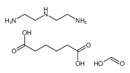 N'-(2-aminoethyl)ethane-1,2-diamine,formic acid,hexanedioic acid Structure