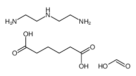 N'-(2-aminoethyl)ethane-1,2-diamine,formic acid,hexanedioic acid结构式