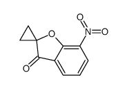 7-nitrospiro[benzofuran-2(3H),1'-cyclopropan]-3-one结构式