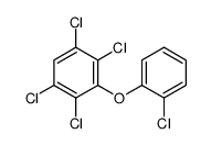 1,2,4,5-tetrachloro-3-(2-chlorophenoxy)benzene Structure