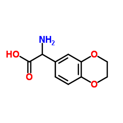 2-Amino-2-(2,3-dihydrobenzo[b][1,4]dioxin-6-yl)acetic acid Structure