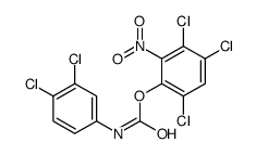 3,4,6-Trichloro-2-nitrophenyl-3,4-dichlorocarbanilate Structure