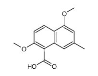 2,5-dimethoxy-7-methyl-1-naphthoic acid结构式