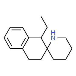 Spiro[naphthalene-2(1H),2-piperidine], 1-ethyl-3,4-dihydro- (9CI) Structure