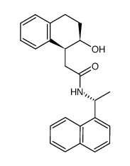 (1S,2R,R)-cis-1-(2-Hydroxy-1,2,3,4-tetrahydro-1-naphthyl)methyl N-[1-(1-naphthyl)ethyl]amide结构式