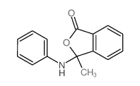 3-Anilino-3-methyl-2-benzofuran-1(3H)-one结构式