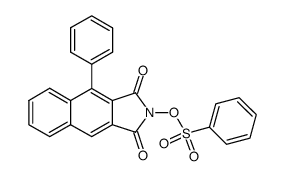 N-(Phenylsulphonyloxy)-1-phenylnaphthalene-2,3-dicarboximide Structure