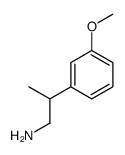 Benzeneethanamine, 3-methoxy-beta-methyl-, (+)- (9CI)结构式