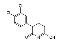 3-(3,4-dichlorophenyl)piperidine-2,6-dione结构式