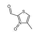 2-Thiazolecarboxaldehyde, 4-methyl-, 3-oxide (9CI) Structure