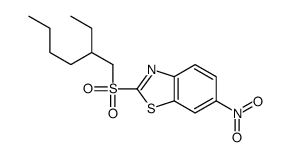 2-(2-ethylhexylsulfonyl)-6-nitro-1,3-benzothiazole Structure