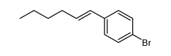1-bromo-4-(hex-1-en-1-yl)benzene结构式