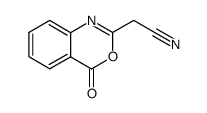 (4-oxo-4H-3,1-benzoxazin-2-yl)-2-acetonitrile结构式