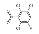5-Fluor-2.3.6-trichlor-1-nitro-benzol结构式