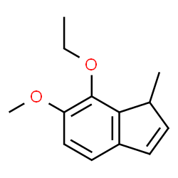 1H-Indene,7-ethoxy-6-methoxy-1-methyl-(9CI) structure