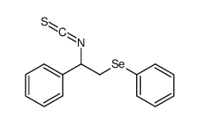 (2-isothiocyanato-2-phenylethyl)selanylbenzene Structure