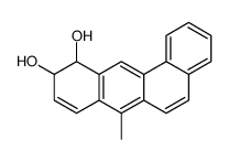 Benz(a)anthracene-10,11-diol, 10,11-dihydro-7-methyl-结构式
