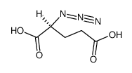 (S)-2-azidopentanedioic acid Structure