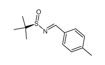 2-Propanesulfinamide,2-methyl-N-[(4-methylphenyl)methylene]-,[S(R)]-(9CI)结构式