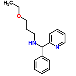 (3-ETHOXY-PROPYL)-(PHENYL-PYRIDIN-2-YL-METHYL)-AMINE Structure