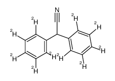 Diphenylacetonitrile Structure