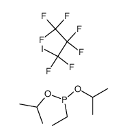 diisopropyl ethylphosphonite compound with 1,1,1,2,2,3,3-heptafluoro-3-iodopropane (1:1)结构式