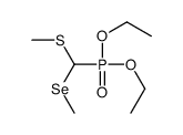 1-[ethoxy-[methylselanyl(methylsulfanyl)methyl]phosphoryl]oxyethane Structure