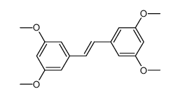 (E)-3,5,3′,5′-tetramethoxystilbene结构式