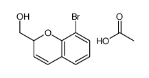 acetic acid,(8-bromo-2H-chromen-2-yl)methanol结构式