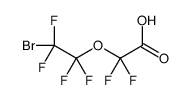 2-(2-bromo-1,1,2,2-tetrafluoroethoxy)-2,2-difluoroacetic acid结构式