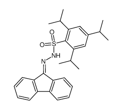 Fluorenone 2,4,6-triisopropylbenzenesulphonyl hydrazone结构式