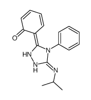 2-(5-((1-Methylethyl)amino)-4-phenyl-4H-1,2,4-triazol-3-yl)phenol结构式