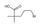 5-bromo-2,2-dimethylpentanoic acid结构式