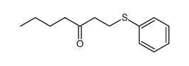 1-(phenylthio)heptan-3-one结构式
