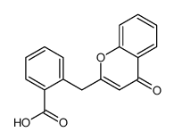 2-[(4-oxochromen-2-yl)methyl]benzoic acid Structure