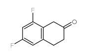 6,8-二氟-3,4-二氢-1H-2-萘酮结构式