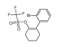 2-(2-bromophenyl)cyclohexen-1-yl triflate Structure