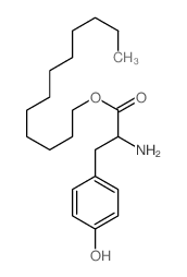 dodecyl 2-amino-3-(4-hydroxyphenyl)propanoate Structure