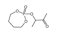 3-((2-oxido-1,3,2-dioxaphosphepan-2-yl)oxy)butan-2-one结构式